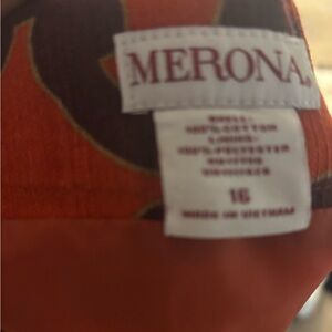 Merona Orange Skirt